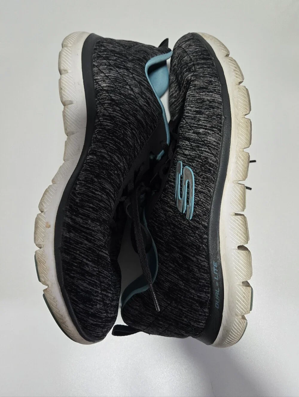 Skechers Flex Appeal 2.0 Lightweight Sneakers Size 10 Gray Blue
